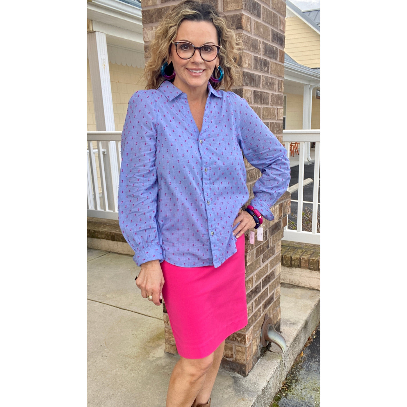 Krazy Larry Pull On Skirt - Pink