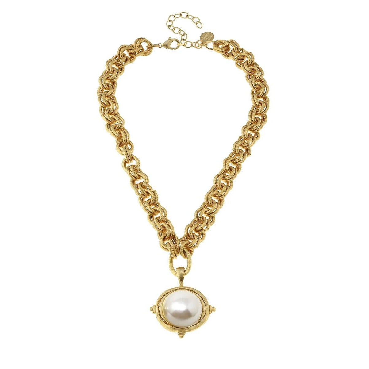 Susan Shaw Pearl Cab Necklace