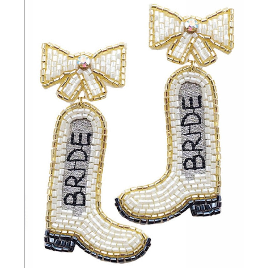 Bride Beaded Boots