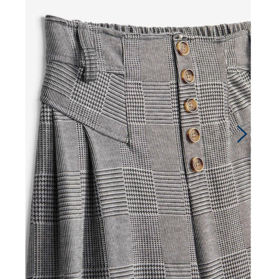 Hatley Charlie Wide Leg Pants - Houndstooth