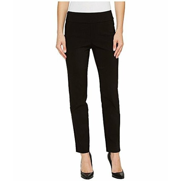 Krazy Larry Pull on Ankle Pants-Black