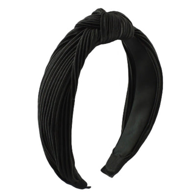 Satin Feel Headband - Available in Mustard & Black