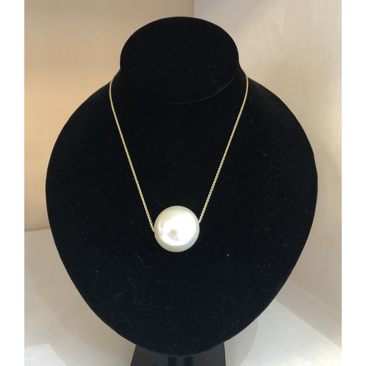 Zenzii Pearl Pendant Necklace - Gold or Silver Chain