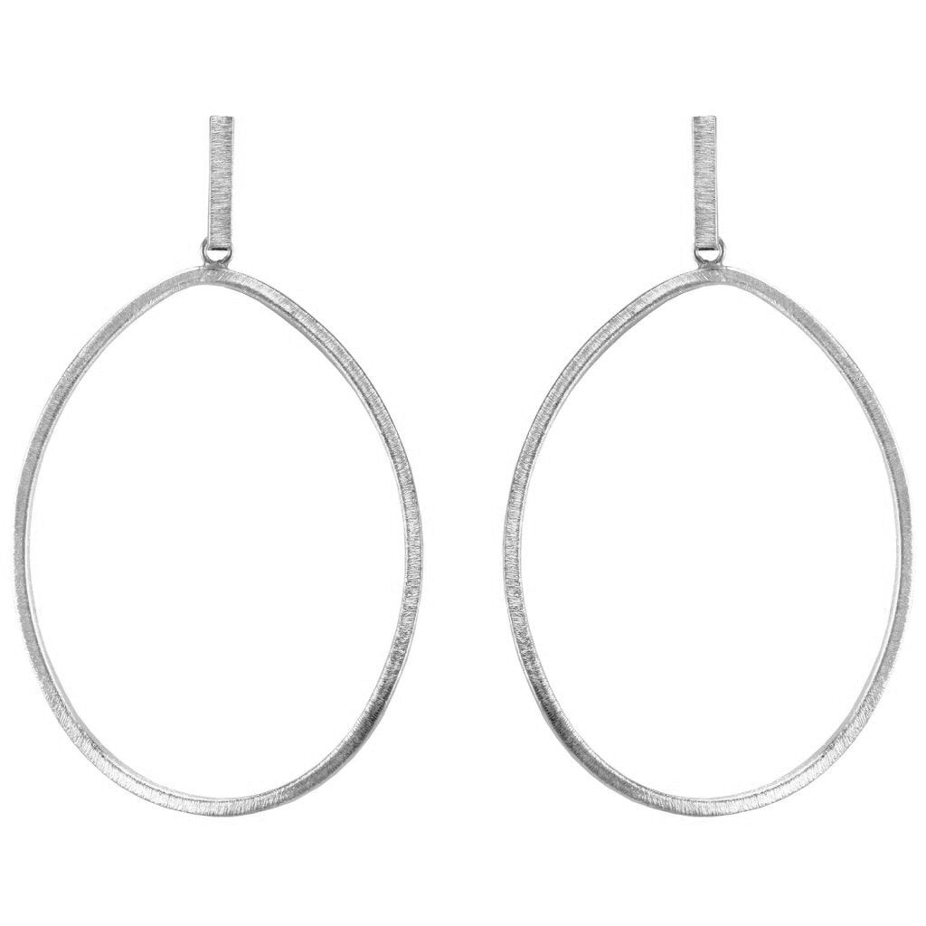 Sheila Fajl - Wavy Oval - Silver